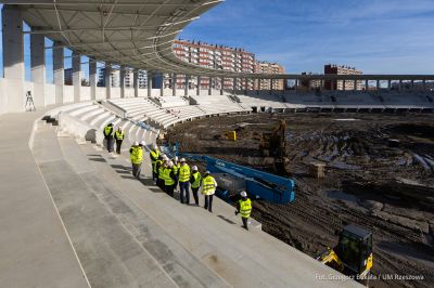 zdjęcie Podkarpackiego Centrum Lekkiej Atletyki w Rzeszowie, fot. Grzegorz Bukała, Urząd Miasta Rzeszowa